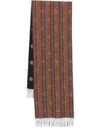 Paul Smith - Gestreifter Schal Mit Polka Dots - Lyst