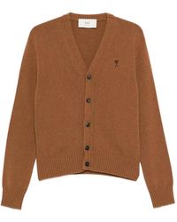 Ami Paris - Cardigan Ami De Coeur - Lyst