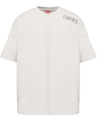 DIESEL - Embroidered-Logo T-Shirt - Lyst