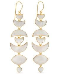 freya rose - Warrioress Moon Drop-Desgin Earrings - Lyst