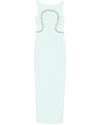 Safiyaa - Embellished Sleeveless Midi Dress - Lyst