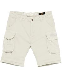 Alpha Industries - Belt-Loop Pocket Shorts - Lyst