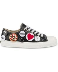 Moschino - Pins Embellished Sneakers - Lyst