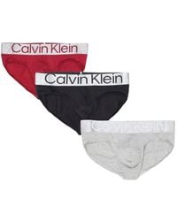 Calvin Klein - Logo-Waistband Briefs (Set Of Three) - Lyst