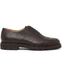 SCAROSSO - Rupert Grain-Leather Oxford Shoes - Lyst