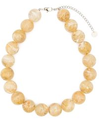 Paloma Wool - Halskette mit marmorierten Perlen - Lyst