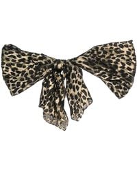 Saint Laurent Broche Met Strik - Zwart