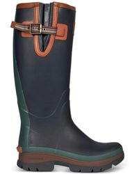 Barbour - X Paul Smith Buckle-Strap Rubber Boots - Lyst