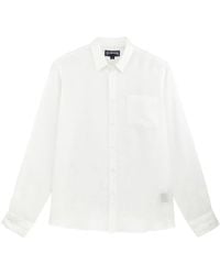 Vilebrequin - Logo-Embroidered Linen Shirt - Lyst
