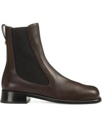 Sergio Rossi - 25Mm Avenue Chelsea Leather Boots - Lyst