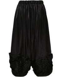 Comme des Garçons - Hose mit gerafftem Saum - Lyst