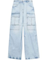 Juun.J - Cargo-pocket Wide-leg Jeans - Lyst