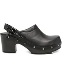 Scholl - Pescura Robin Studded Leather Mules - Lyst