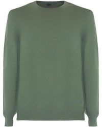 Fedeli - Maglione Girocollo Con Finiture A Coste - Lyst