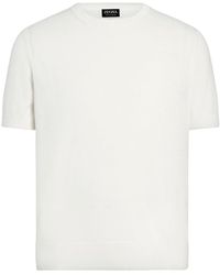 Zegna - Short-sleeve Cotton T-shirt - Lyst