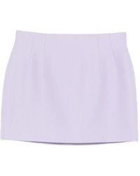 Wardrobe NYC - Zip-Fastening Mini Skirt - Lyst
