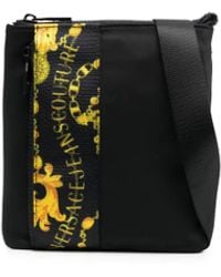 Versace Jeans Couture - Kuriertasche Mit Logo-Print - Lyst