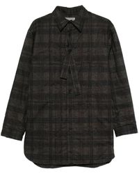 Yohji Yamamoto - Plaid-Pattern Shirt - Lyst