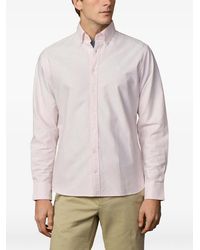 Hackett - Ticking-Stripe Cotton Shirt - Lyst