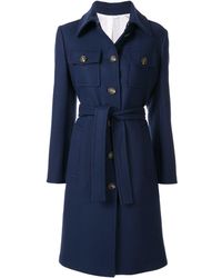 Calvin Klein Klassischer Trenchcoat - Blau