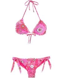 Amir Slama - Floral Print Bikini - Lyst