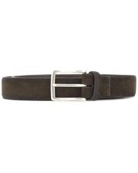 Alberto Luti - Suede Buckle-Fastening Belt - Lyst