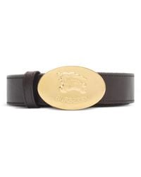 Burberry - Reversible Check Knight Stamp Belt​ - Lyst