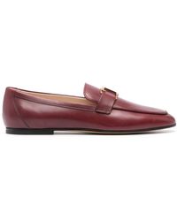Tod's - T Timeless Leather Loafers - Lyst