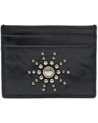 HTC - Sun Stud-Embellished Leather Card Holder - Lyst