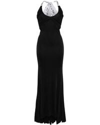 V:PM ATELIER - Misty Satin Maxi Dress - Lyst