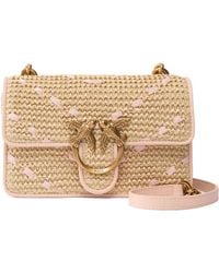 Pinko - Mini Love One Bird Cross Body Bag - Lyst