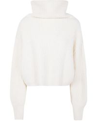 Kujten - Maglione Yumi A Coste Con Collo Alto - Lyst