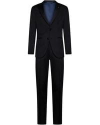 D4.0 - Notched-Lapels Single-Breasted Suit - Lyst