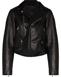 RTA - Saige Leather Biker Jacket - Lyst