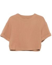 Niu - クロップド Tシャツ - Lyst