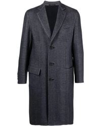 Brioni - Single-Breasted Wool Coat - Lyst