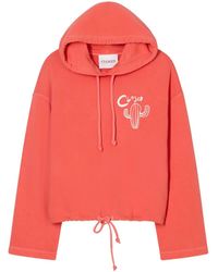 Closed - Logo-Embroidered Hoodie - Lyst