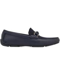 Ferragamo - Leather Gancini Loafers - Lyst