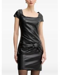 Guess - Knot Short-Sleeve Mini Dress - Lyst