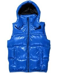 Purple Brand - Logo-Print Padded Gilet - Lyst