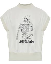 AllSaints - T-Shirt Terra À Imprimé Graphique - Lyst
