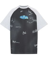 Balenciaga - Raglan-Sleeves T-Shirt - Lyst