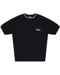 Rhude - T-Shirt À Détail De Logo - Lyst
