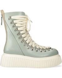 Agl Attilio Giusti Leombruni - 60Mm Lace-Up Platform Boots - Lyst