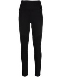 Philipp Plein - Leggins biker con paneles de canalé - Lyst