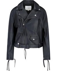 Setchu - Leather Biker Jacket - Lyst