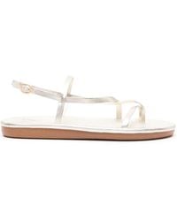 Ancient Greek Sandals - Alethea Flat Leather Sandals - Lyst