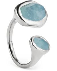 Monica Vinader - Offener Odyssey Ring Mit Schmucksteinen - Lyst