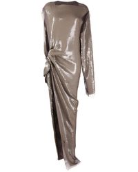 Rick Owens - Sequin-embellished Asymmetric Dress - Lyst