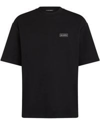 KARL LAGERFELD - Logo-Patch T-Shirt - Lyst